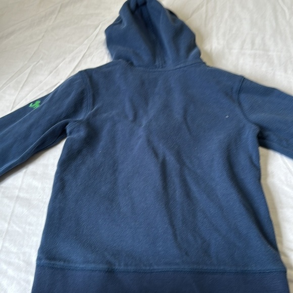 Mini Boden Blue Full Zip Hoodie Jacket 7-8 Yrs - Picture 8 of 9